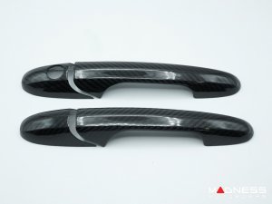 FIAT 500 Exterior Door Handle Kit - Carbon Fiber 